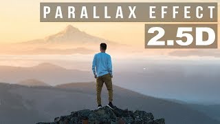 Photoshop Tutorial Parallax Photo Effect [upl. by Aihsenad]