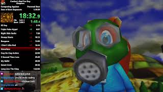 Conkers Bad Fur Day  Chapters Speedrun in 12127 Xbox Series S [upl. by Haisa]