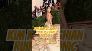 How Many Iconic Dresses Has Kim Kardashian Actually Ruined？kimkardashian kardashian [upl. by Ettelra]