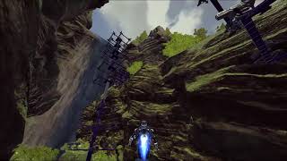 Ark Unofficial Redwoods Waterfall  The Center  Vanity Base Tour Bacon Blitz [upl. by Napra]