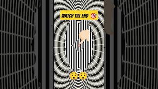 गजब ka Illusion 😱🤯👆🏻 Best Illusion video 🔥 shorts youtubeshorts illusion opticalillusion [upl. by Lottie]