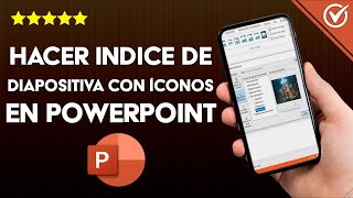 Cómo hacer un índice de diapositivas con íconos en POWERPOINT [upl. by Perren]