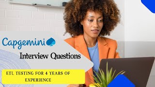 CAPGEMINI INTERVIEW QUESTIONS FOR ETL TESTING [upl. by Enomad909]