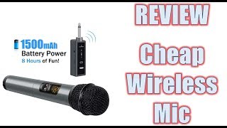 Cheap Wireless Mic  Tonor UHF Wireless Microphone [upl. by Paley]