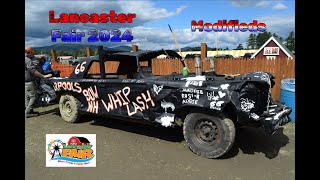 Lancaster NH Fair 2024 MODIFIEDS Demolition Derby 4K UHD [upl. by Luanni]