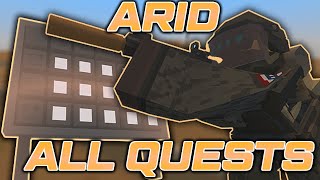 Unturned Arid Map ALL QUESTS Guide [upl. by Andriette]