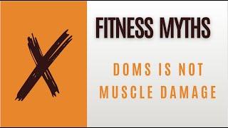 Fitness Myths  Delayed Onset Muscle Soreness is Not Muscle Damage [upl. by Lotsirk]