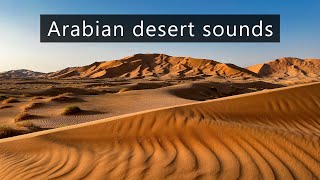 Arabian Desert sound effects library  Wind in the sand dunes [upl. by Begga]