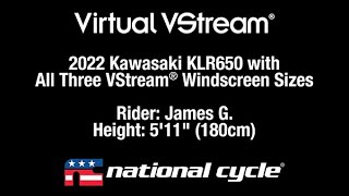 Virtual VStream Demo for the 2022 KLR650 [upl. by Vassili]