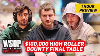 World Series of Poker 2022  100000 High Roller Bounty Final Table [upl. by Sacrod]