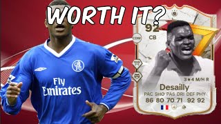 92 Marcel Desailly Golazo Icon Player Analysis  EA FC 24 Ultimate Team [upl. by Ahsikrats]