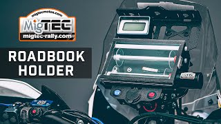 MigTec ROADBOOK Holder Mounting Instructions [upl. by Tacye]