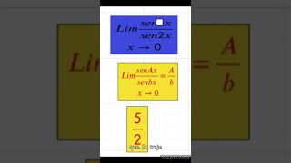 Limites trigonométricoshortsmatematicaparatodosAndy [upl. by Yeldoow]