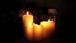 Beautiful Soft Burning Candles ● 3 hours ● in HD [upl. by Raynold]