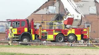 The Harvester Restaurant Fire East Beach Littlehampton Thursday 10th August 2023 [upl. by Yeltneb]