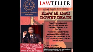 Section 304B IPC Dowry Death [upl. by Lancelot]