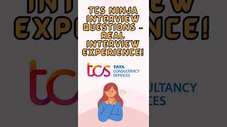 TCS NINJA INTERVIEW EXPERIENCE FOR 2025 tcs tcscpa tcsninja TCS2025TCSINTERVIEW [upl. by Odnam]