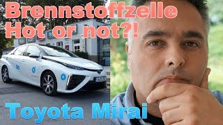 Probefahrt und Testbericht Toyota Mirai Brennstoffzellenauto und Vergleich mit Tesla Model S [upl. by Gilburt]