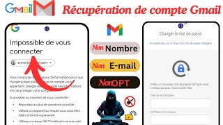 Comment récupérer un compte Gmail  Récupération de compte Gmail ou Google [upl. by Ahsenac]