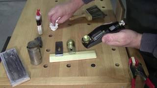 LieNielsen No 6012 Block Plane Maintenance PLANE TALK  September 9th 2017 [upl. by Nosam]