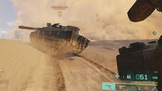 Dodging bullets while stealing or destroying their Tanks  Battlefield2042 [upl. by Hairu]