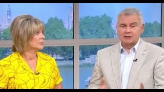 This Morning Ruth Langsford unimpressed as Eamonn Holmes talks amicable split [upl. by Ornie]