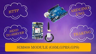 GPS Tracking System  ARDUINO UNO with SIM808 GPSGSMGPRS Module Send Data to web server real time [upl. by Cullin688]