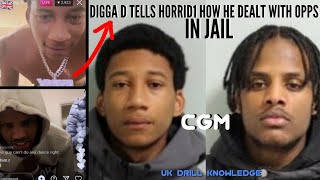 cgm Digga D Tells Horrid1 How He Ran Up On A Opp In Jail 🔪🤕 [upl. by Peddada]