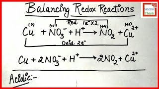 Oxidation Number Method  Acidic Medium in Hindi  SCIENCE THINK [upl. by Pail914]