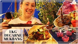 MEGA MANGIATA DI CARNE MUKBANG EATING SHOW ITA 28  1KG DI CARNE E HAMBURGER DA 90€ ER MACELLAIO [upl. by Aniluj]