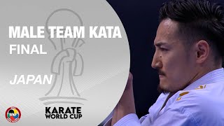 JAPAN MALE TEAM KATA  FINAL  KARATE WORLD CUP 2024  WORLD KARATE FEDERATION [upl. by Drawe635]