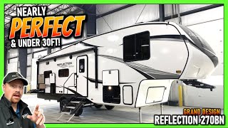 Nearly PERFECT amp Small Sized New Couples Fifth Wheel 2023 Grand Design Reflection 270BN [upl. by Nittirb]