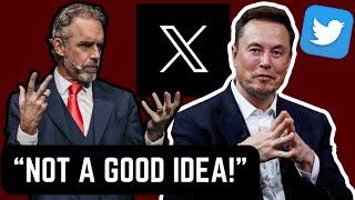 Jordan Peterson On X And Elon Musk [upl. by Desma]