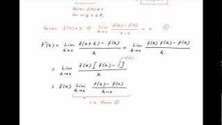 Show that f  x  2fx for all x under the given conditions Hence determine fx [upl. by Hedwiga]