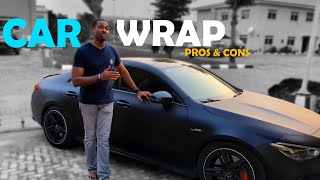 Pros amp Cons of Wrapping your car [upl. by Adnawyt617]