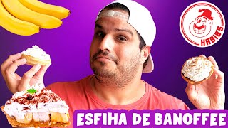 PROVANDO a NOVA ESFIHA BANOFFEE do HABIBS  BOA HABIBÃO [upl. by Levi]