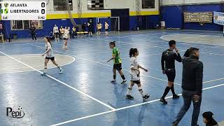 2024 1ra Div 1er Tiempo AFA Futsal Fem Atlanta Vs Libertadores [upl. by Ydnab]