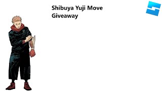 Shibuya Yuji Move Roblox Studio Giveaway [upl. by Ajnos]