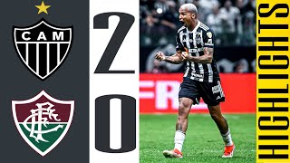 Gol Do Deyverson Hoje  AtleticoMG vs Fluminense 20  Melhores momentos  Copa Libertadores 2425 [upl. by Htedirem]