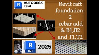 Revit rebar color raft foundation  Raft foundation revit  PRAS Civil Tech Tamil  Revit civil [upl. by Analos]