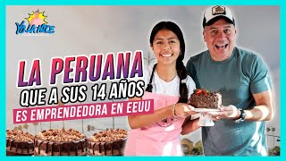 LA PERUANA que a sus 14 AÑOS es EMPRENDEDORA EN EEUU  Yo la hice con MATHIAS BRIVIO [upl. by Asor]