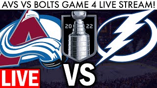 AVALANCHE VS LIGHTNING GAME 4 LIVE NHL Playoffs  Stanley Cup Final Game Stream Free PlayByPlay [upl. by Eecram617]