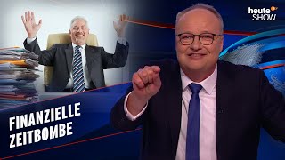 Zu viele Pensionszahlungen Bricht Deutschlands BeamtenSystem zusammen  heuteshow vom 22092023 [upl. by Cinimod]