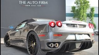 2008 Ferrari F430 Spider with Avorza AV1 Wheels  The Auto Firm by Alex Vega [upl. by Nnairak]