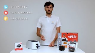 Evolis Edikio Access  La solution toutenun pour imprimer vos étiquettes de prix [upl. by Harpole]