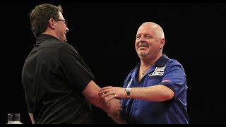 On The Wire  TWO NINEDARTERS IN ONE GAME from James Wade and Robert Thornton [upl. by Eluj]