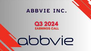 AbbVie ABBV Q3 2024 Earnings Call [upl. by Normandy]