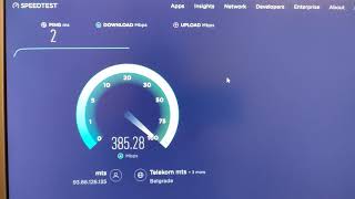 MTS optički internet speedtest [upl. by Krakow]