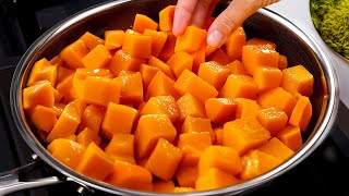 I cook butternut squash like this 3 times a week Just few ingredients Easy and so delicious [upl. by Crist]