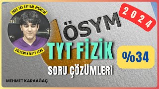 2024 YKS TYT Çıkmış Fizik Soru Çözümleri [upl. by Ycak733]